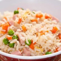 Arroz frito tres delicias