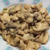 Pollo con chamìñones