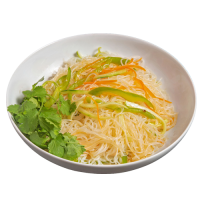 Ensalada vegetal de fideos de soja
