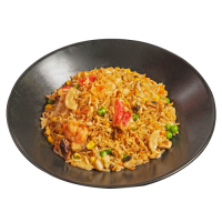 Arroz frito de la casa